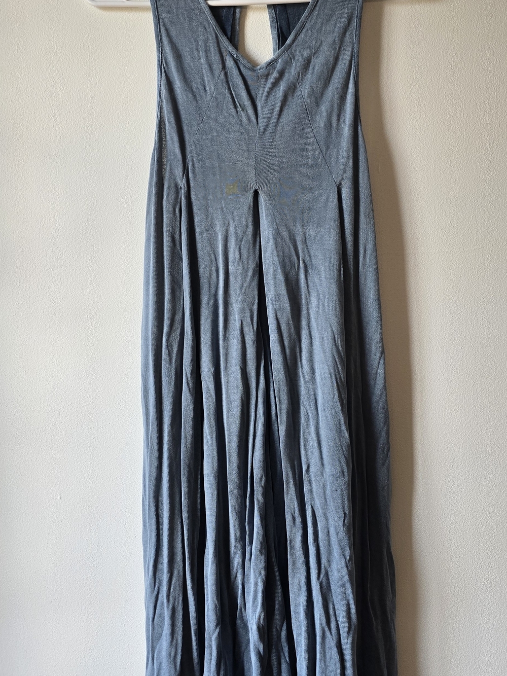En Creme Slate Blue Maxi Dress